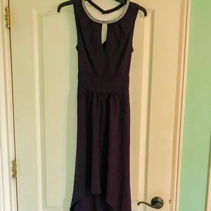 Altar’d State Purple w/Rhinestone Neck Maxi Dress